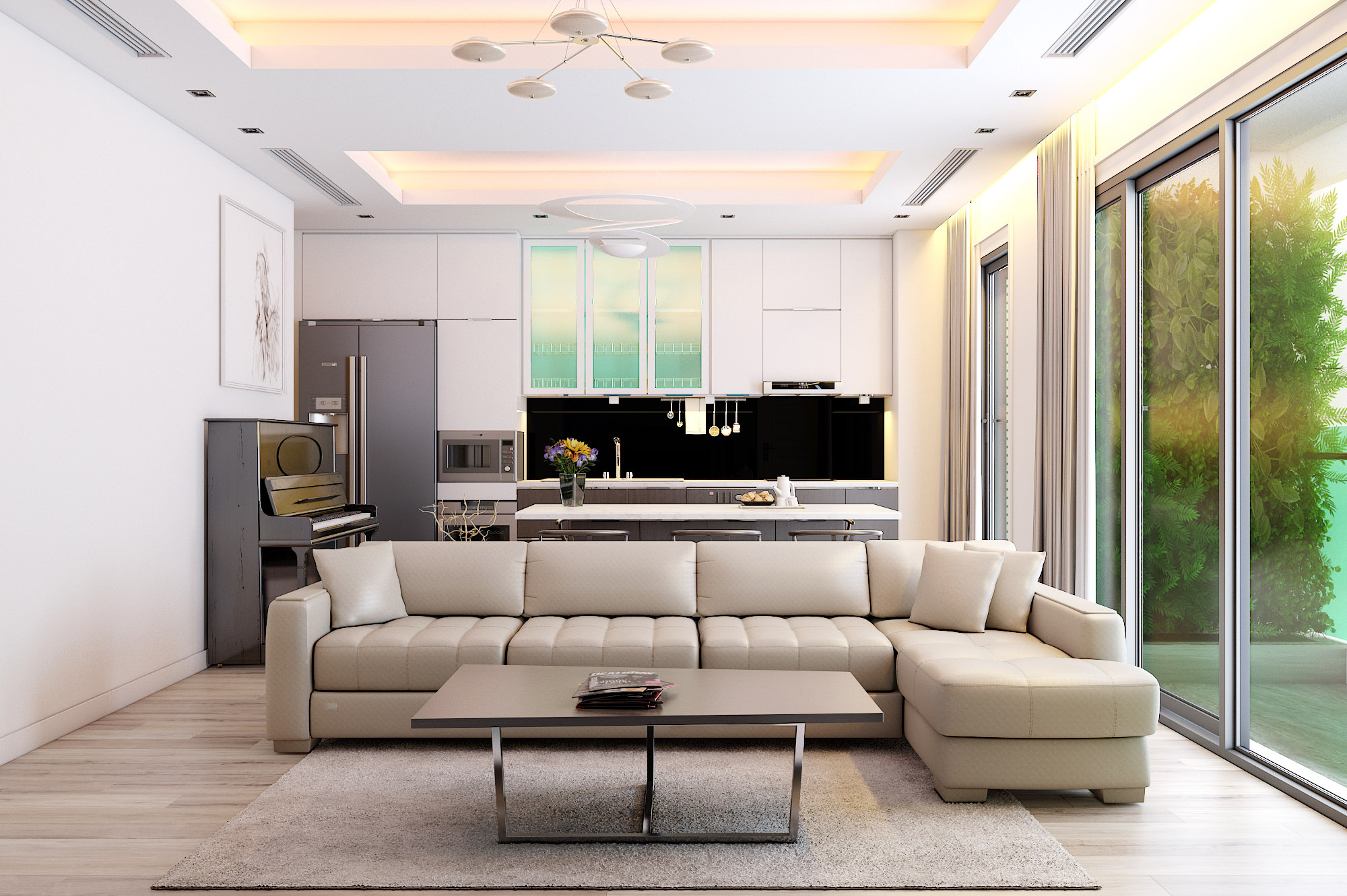 Giới thiệu mẫu nội thất chung cư 40m2 phong cách hiện đại