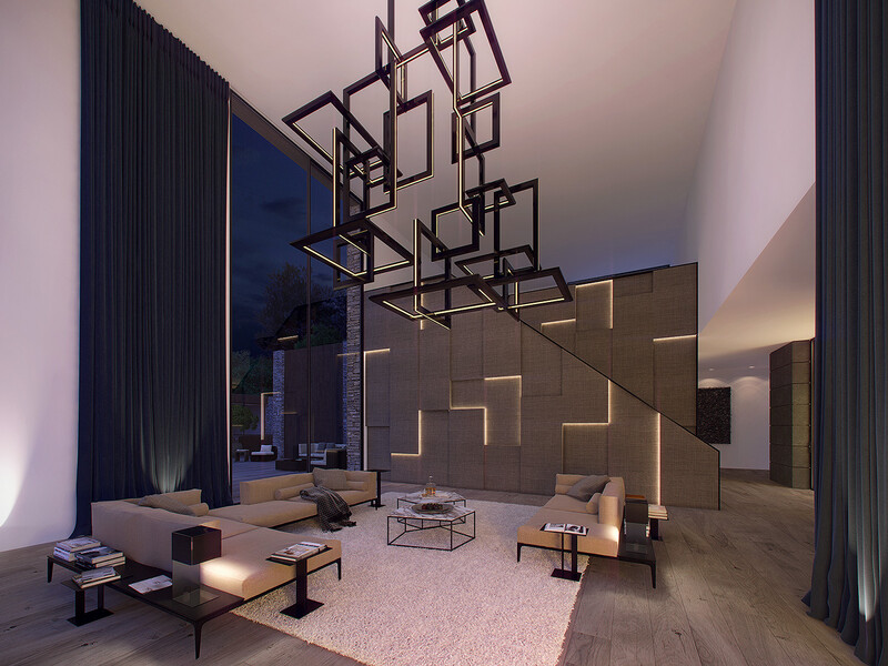Mẫu thiết kế nội thất chung cư diện tích 67m2 phong cách luxury