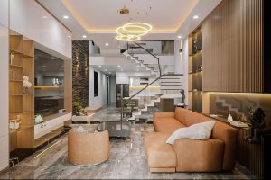 nội thất phòng khách nhà phố