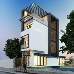 Phác thảo mặt bằng công năng mẫu nhà 90m2