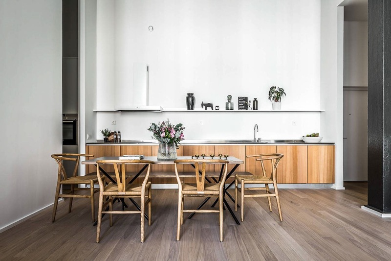 Mẫu phòng bếp phong cách nội thất scandinavian style