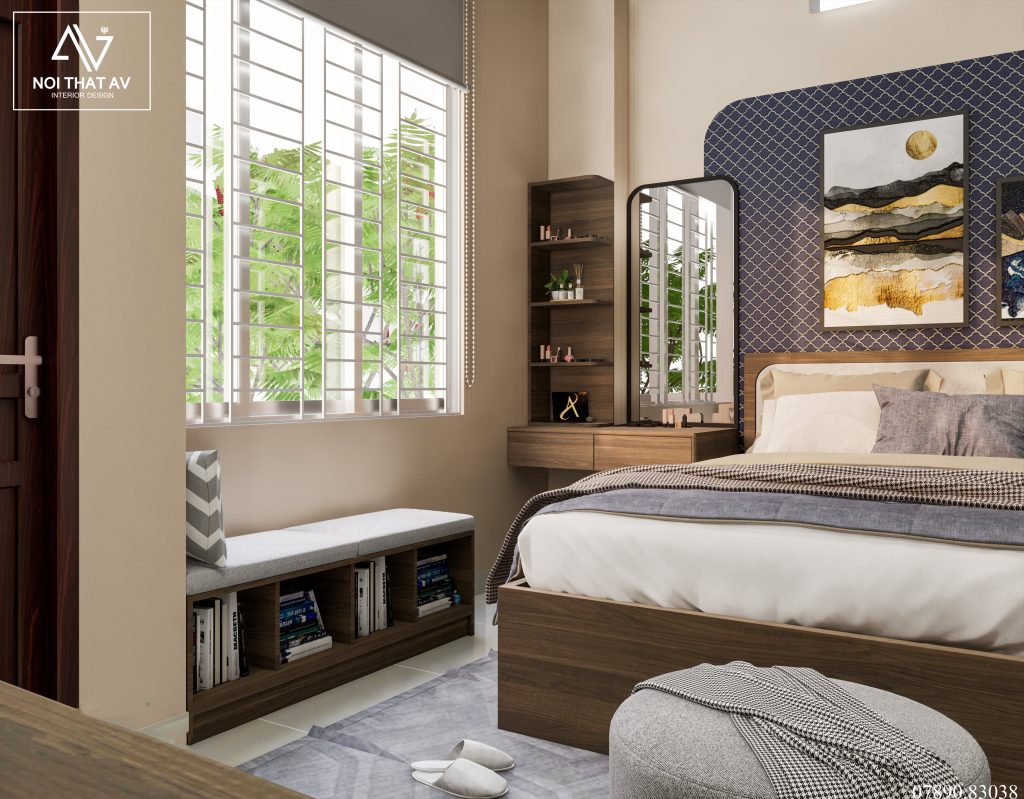 Sofa Băng - Thiết kế nội thất phòng ngủ C Quỳnh Tiên Q2, Thủ Đức