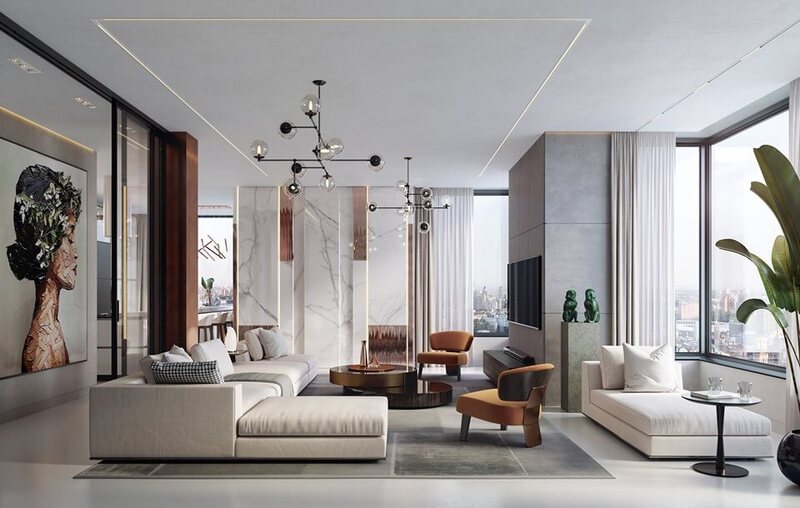 Lưạ chọn phong cách thiết kế phù hợp khi thiết kế nội thất chung cư 120m2