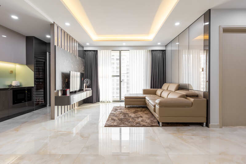 Mẫu thiết kế nội thất chung cư 150m2 phong cách hiện đại