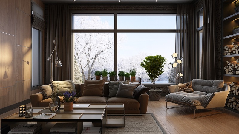 Mẫu thiết kế nội thất chung cư diện tích 75m2 phong cách luxury