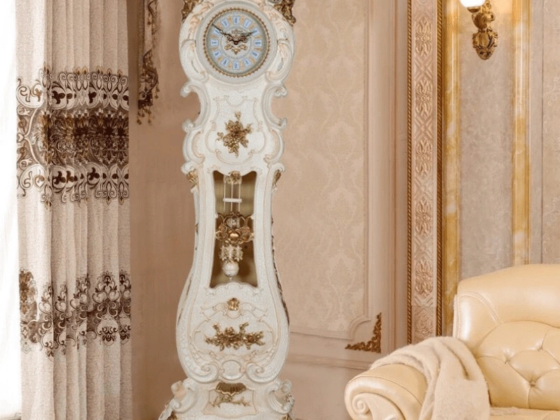 Đồng hồ trong thiết kế nội thất phòng khách biệt thự