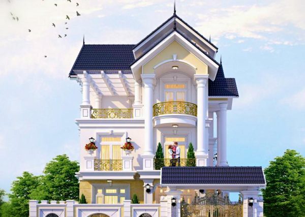 Mẫu Nhà Biệt Thự 3 Tầng Mái Thái Lựa Chọn Của Gia Đình Việt