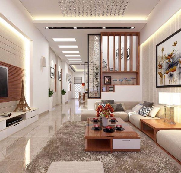 Thiết kế nội thất nhà liền kề đẹp, sang trọng 2022