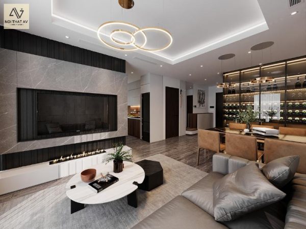Phong cách thiết kế nội thất Hiện Đại