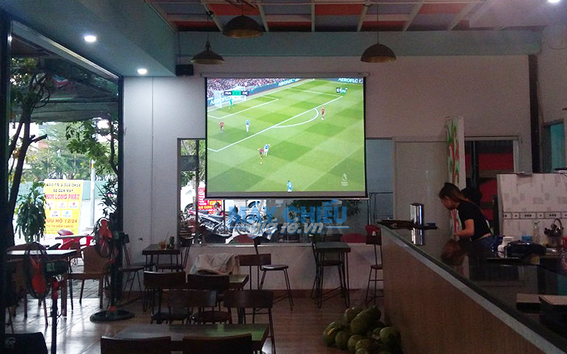 Mẫu thiết kế nội thất quán Cafe bóng đá