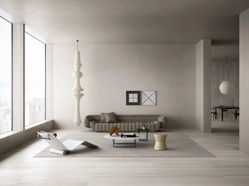 Mẫu thiết kế nội thất nhà liền kề phong cách tối giản