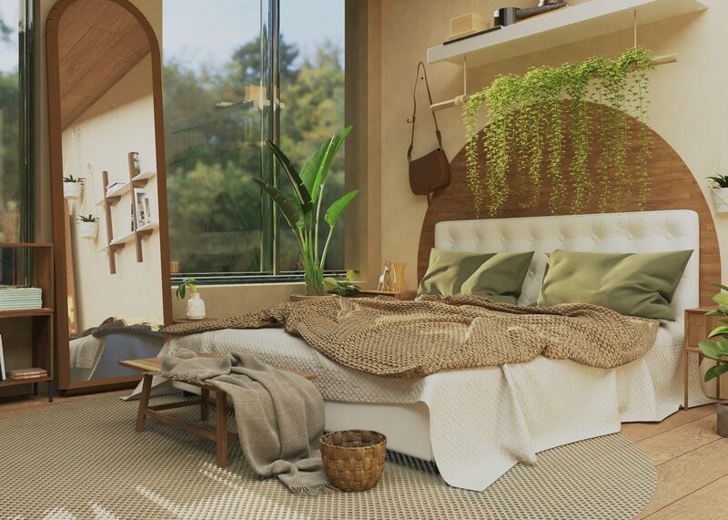 Mẫu phòng ngủ phong cách nội thất Bohemian