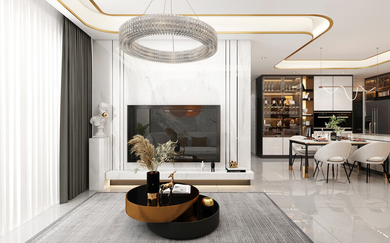 Độ tinh xảo trong thiết kế nội thất phong cách luxury