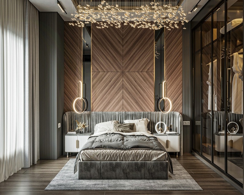 Thiết kế nội thất Luxury khu vực phòng ngủ