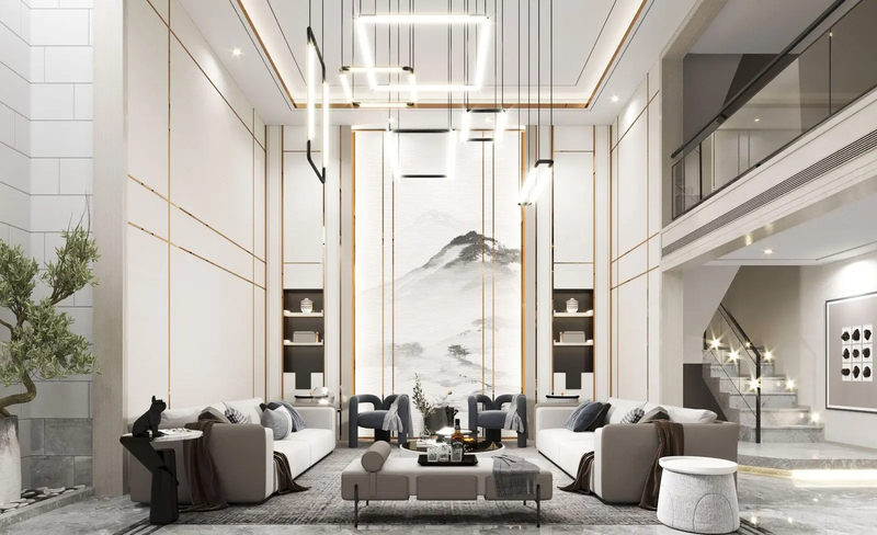 Thiết kế nội thất biệt thự Luxury thể hiện sự xa hoa, lộng lẫy