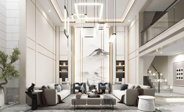 Thiết kế nội thất biệt thự phong cách Luxury