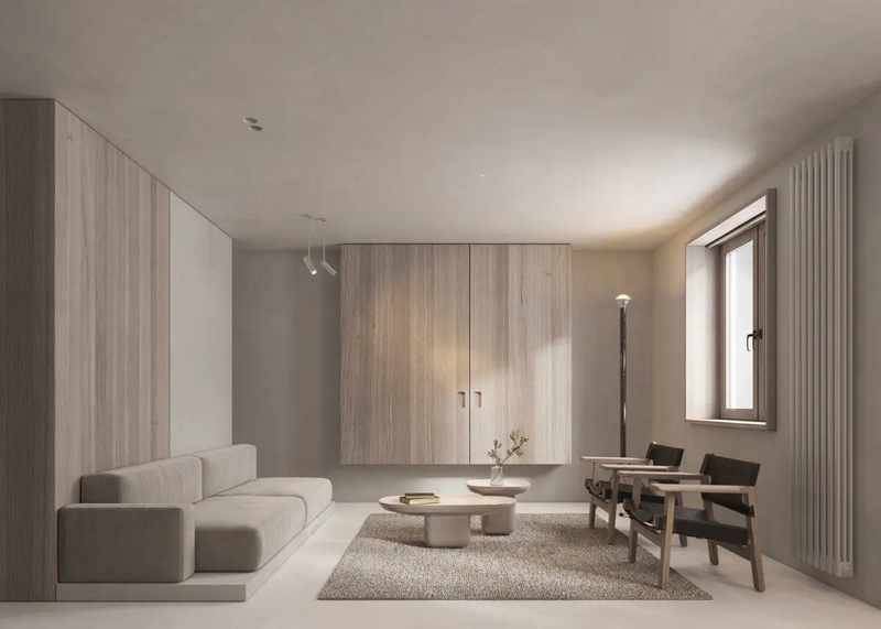 Mẫu thiết kế nội thất chung cư phong cách tối giản