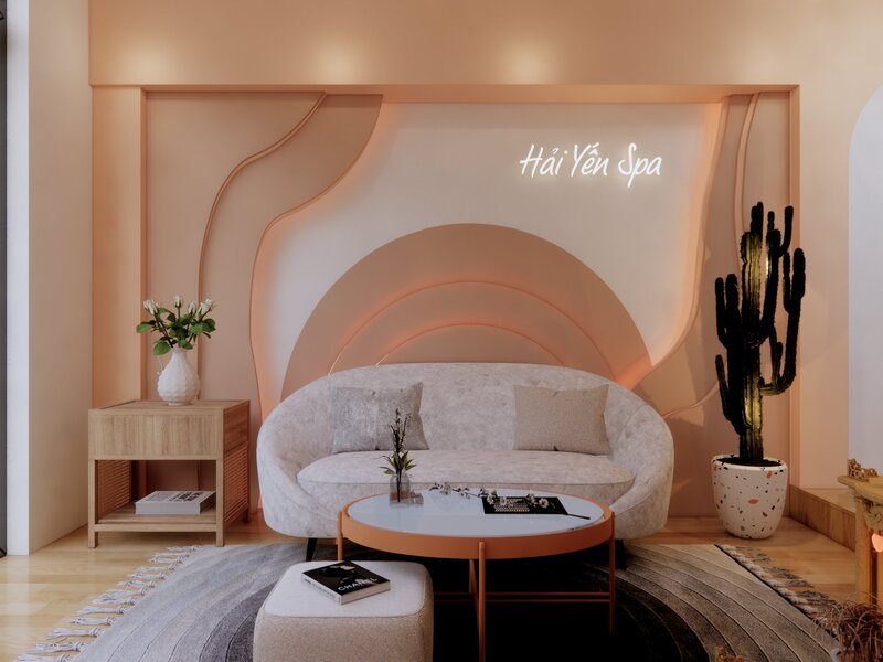 Thiết kế nội thất Spa chi tiết hấp dẫn sẽ tạo được sức hút với khách hàng