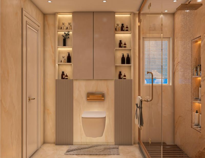 Mẫu thiết kế phòng ngủ 16m2 có toilet khép kín Luxury ảnh số 5