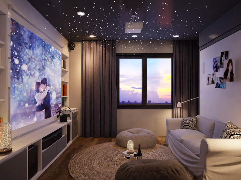 Thiết kế nội thất phòng ngủ thông minh giúp tiết kiếm đáng kể diện tích không gian