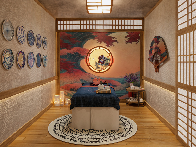 Thiết kế nội thất Spa phong cách Nhật Bản phải tạo ra không gian ấn tượng