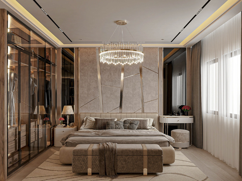 Mẫu thiết kế nội thất phong cách Luxury