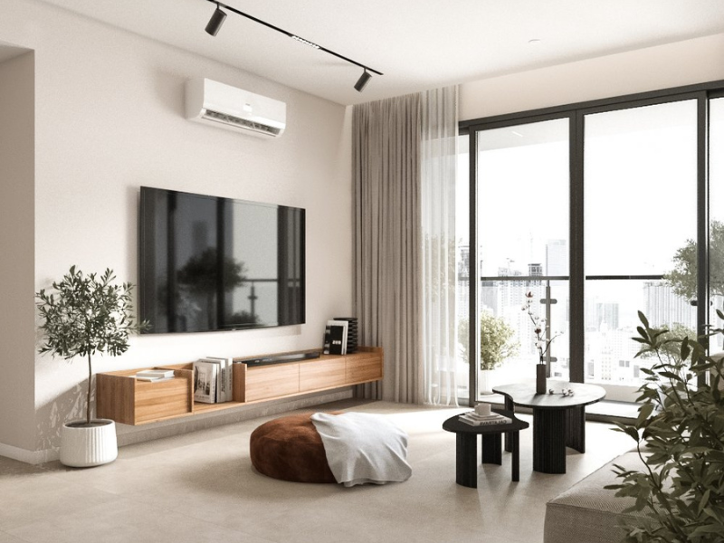 Chọn đồ nội thất đơn giản giúp tiết kiệm diện tích khi thiết kế phòng khách nhỏ