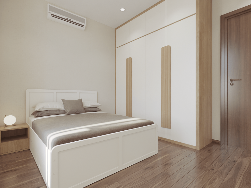 Thiết kế phòng ngủ cho nam giới phong cách Hàn Quốc