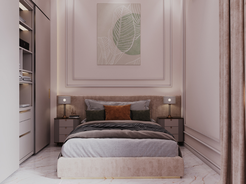 Thiết kế phòng ngủ nhỏ 6m2 tận dụng tối đa không gian bằng lối thiết kế đơn giản