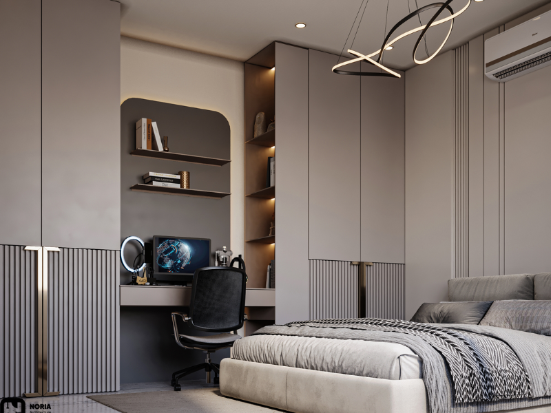 Đồ nội thất thông minh luôn được ưu tiên lựa chọn khi thiết kế nội thất phòng ngủ nhỏ