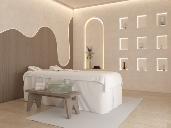 Thiết kế Spa gội đầu dưỡng sinh mini